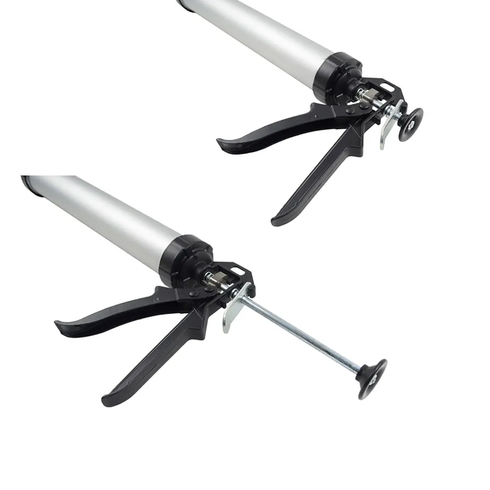 Pistola boilie de aluminio para fabricación de cebo de pesca de carpa, con 3 boquillas de repuesto de piezas, pistola de Pegamento de silicona - imagen 5