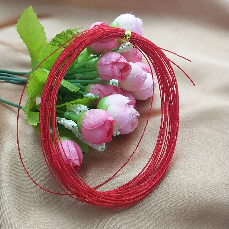 POETRYYI-gancho de cuerda de gancho explosivo, resistente al desgaste, trenzado, línea roja, gancho de encuadernación especial antimordedura, línea de PE roja 30 - imagen 2