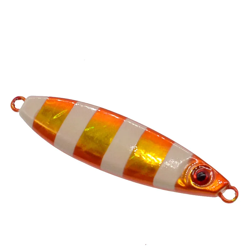 Señuelo de pesca Jigbait de sacudida lenta, 20/30/40/50/60g, señuelos duros artificiales, cebo largo para Orilla, Bambusa, lubina amarilla para carpa - imagen 4