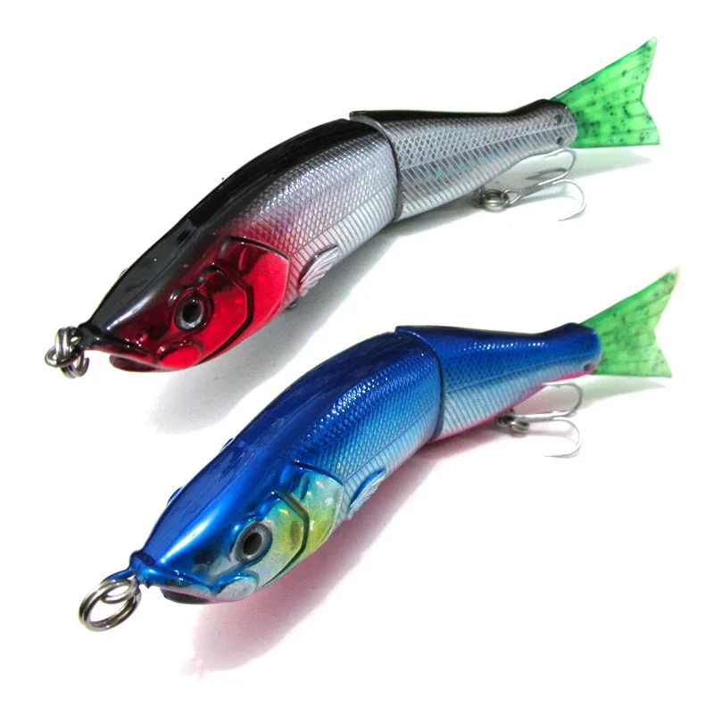 Señuelo de sección de pesca 18cm 55g lubina Artificial cebo de lanzamiento de tiro largo 2 segmentos señuelos 1 pieza venta - imagen 2