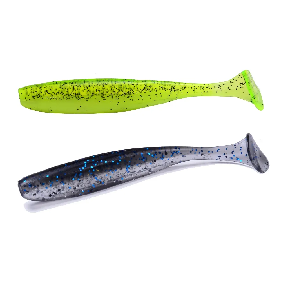 Balleo-señuelo de pesca Easy Shiner, cebo suave de silicona para perca, Lucio, sábalo, 9cm/4,8g, 10 unidades por lote - imagen 4