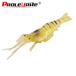 Wobbler Jig Señuelo Camarón Suave para Lubina 45mm