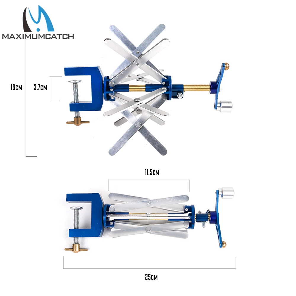 Maximumcatch-carrete de pesca con mosca ajustable Maxcatch, enrollador de línea, accesorio de herramienta de pesca de acero inoxidable - imagen 4