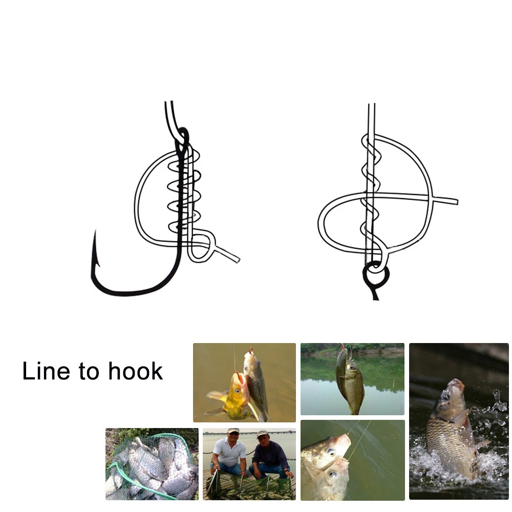 Juego de anzuelos de pesca individuales con anillas MARUSEIGO, 3 paquetes, 21-30 Uds., anzuelo de carpa de acero rico en carbono 4-16 #   Anzuelo de carpa con púas y ojo