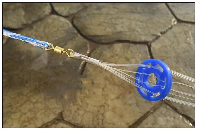 Finefish-red de pesca para caza de agua al aire libre, Red de lanzamiento de EE. UU., malla pequeña, fácil de lanzar - imagen 4