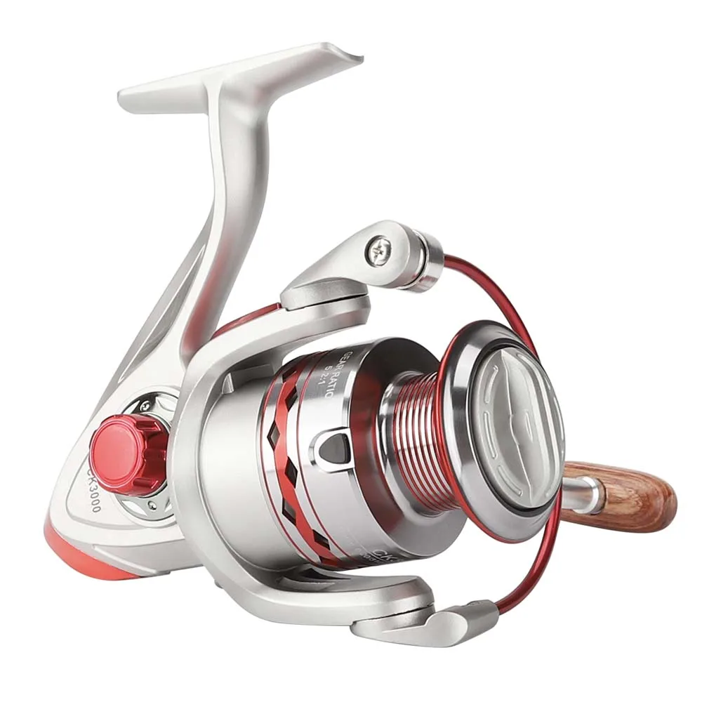 Carrete de pesca giratorio 12BB, alimentador de carpa, rueda de pesca giratoria para agua salada y dulce, molinete de pesca de carpa - imagen 5