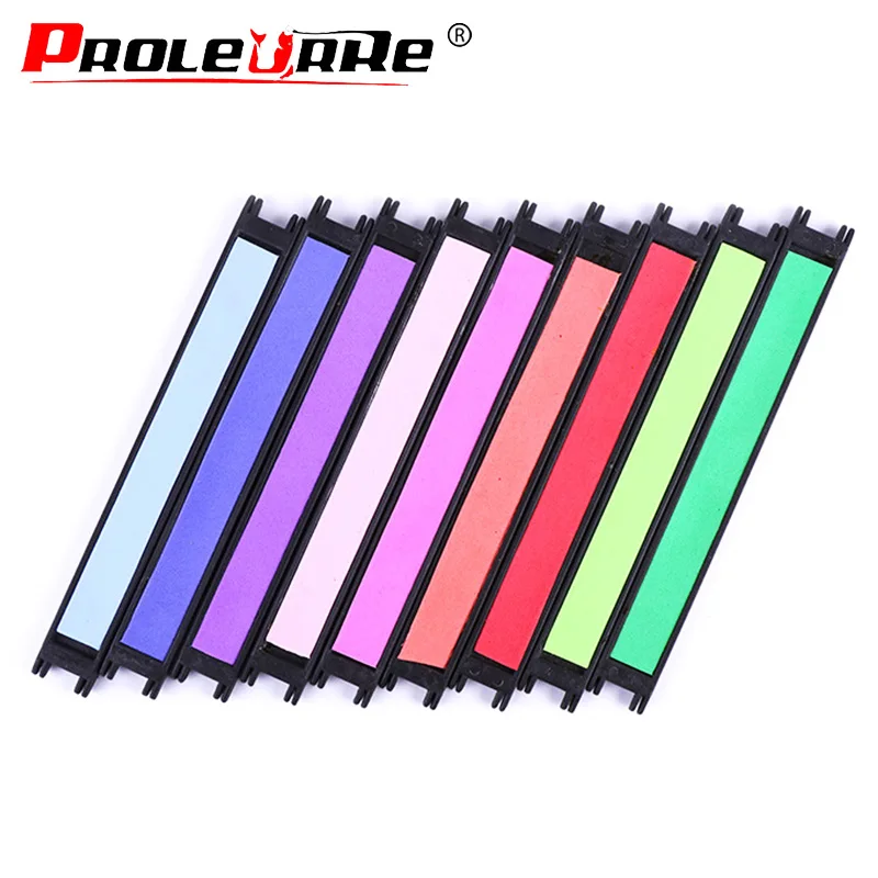 Paneles de almacenamiento de espuma para pesca, lote de 5 unidades, línea de bobinado, cebo, traza de pesca, soportes de trampa de alambre, placa de anzuelo de pesca EVA, PR-137 facial - imagen 4