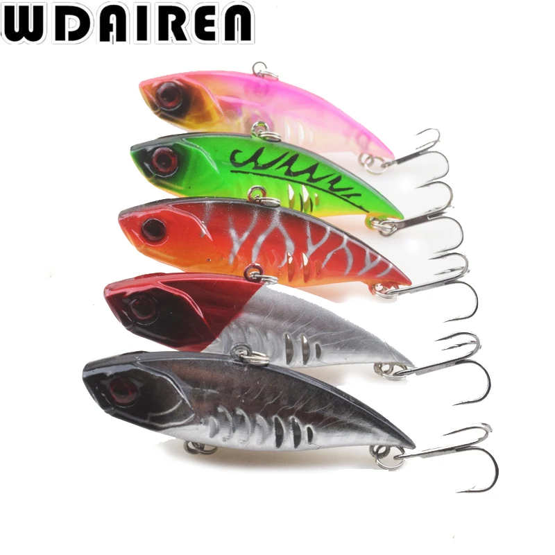 Señuelo de Pesca VIB hundido, 6,5 cm, 11g, cebo duro Artificial, anzuelos triples, Wobblers, Crankbait para lubina, carpa, aparejos de Pesca, 1 ud. - imagen 5