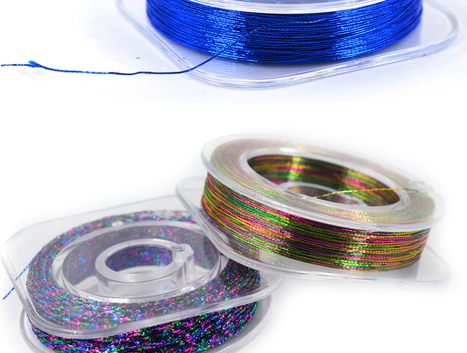 Los hilos brillantes desatan tu creatividad con hilos multicolores vibrantes