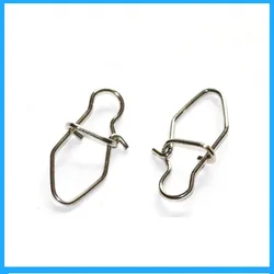 30-50 unids/bolsa conector a presión rombo 000 # -3 #   Nuevo Pasadores de seguridad con gancho giratorio para pesca, accesorios, aparejos
