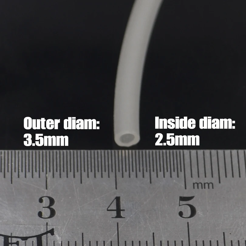 MNFT-tubo de silicona UV azul de 5 metros, tubo suave para moscas de 3,5mm de diámetro, Material de tubos para atar moscas, pesca con mosca - imagen 5