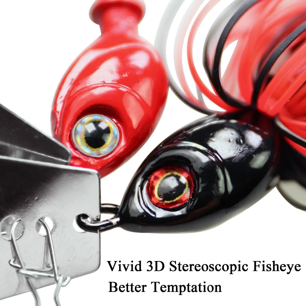 Señuelos de Pesca de lubina, cebo para agua salada y dulce, VIB, Crankbait, Spinnerbait, 18g, 1 ud. - imagen 4