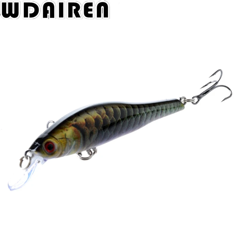 Minnow-Juego de señuelos de Pesca con mosca, cebos duros artificiales, Wobbler, carpa, Crankbait Isca, novedad, 5 unids/set - imagen 2