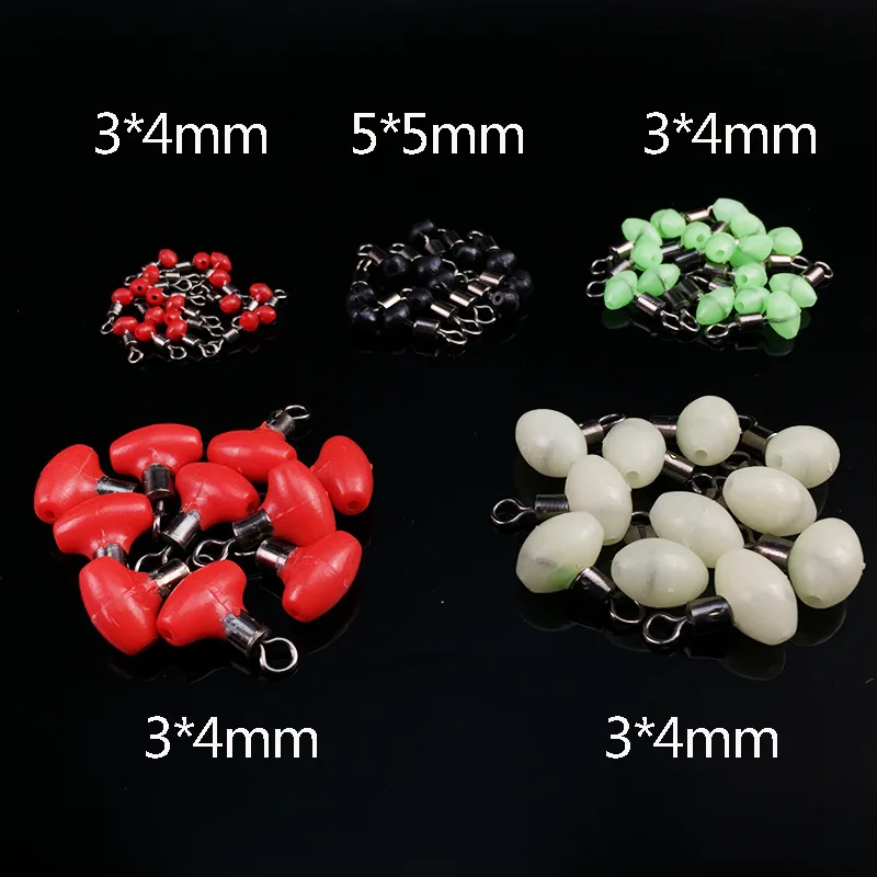 Conector de pesca, accesorios de señuelo, cuentas, anillo de 8 figuras, conectores de alta velocidad, anillos de rotación de 360 grados, lote de 5 piezas en oferta - imagen 3