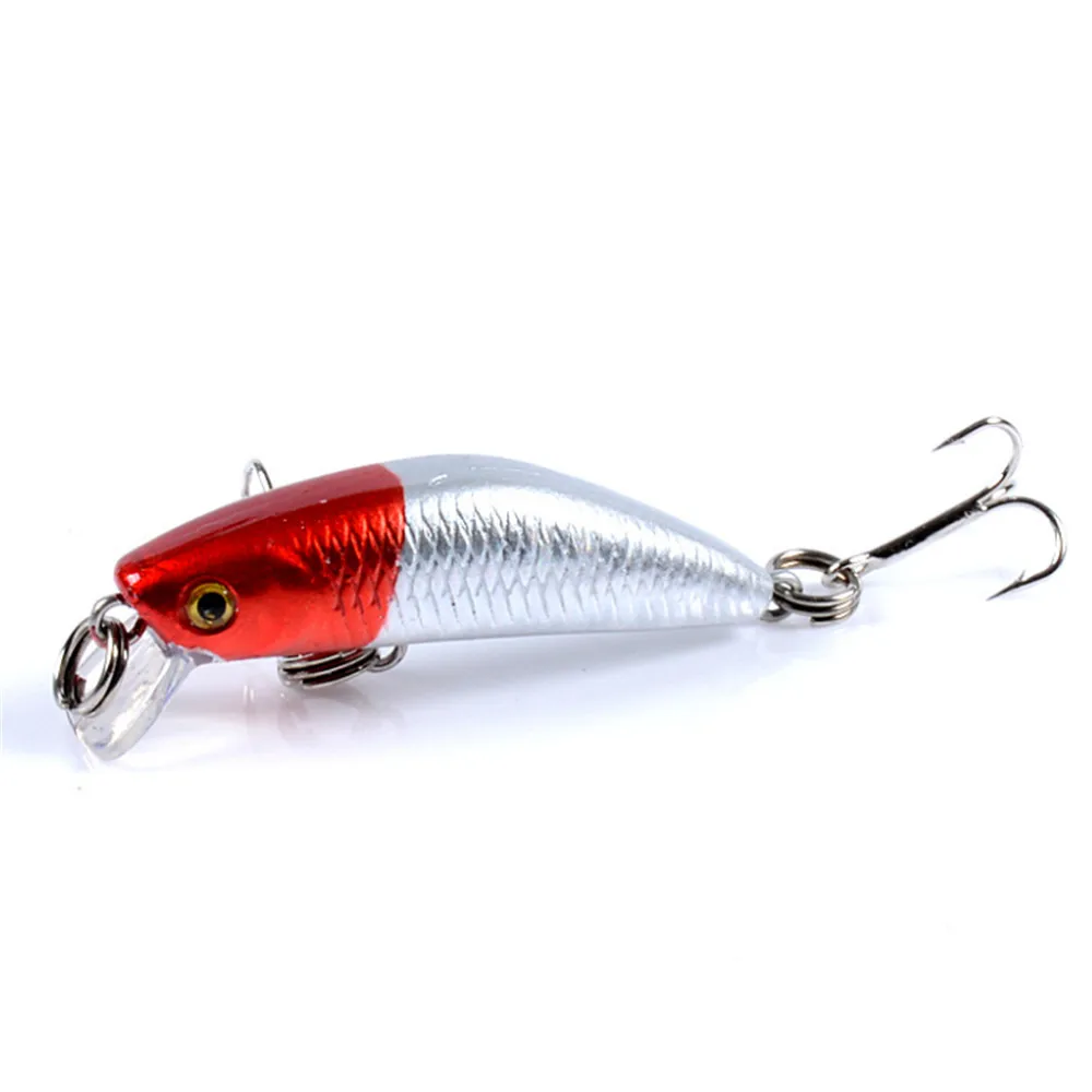 Señuelo de pesca de pececillos, cebo duro flotante Artificial apretado, Wobbler Jerkbait Swimbait, aparejos de pesca de plástico, 45mm, 2,8g, 1 ud., nuevo - imagen 4