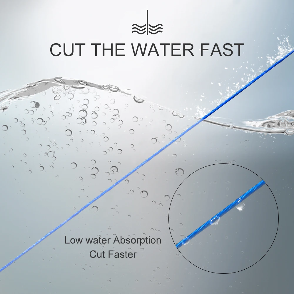 Línea de pesca trenzada, 8 hebras, 300 M (327 yardas), 10-108LB, multicolor, Japón - imagen 5