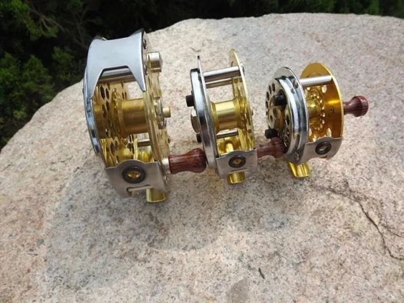 Rueda de línea de pescado BF600/800/1000 carretes de pesca de Metal de aleación completa, carrete de mosca de rueda de carga profesional de hielo para invierno - imagen 5