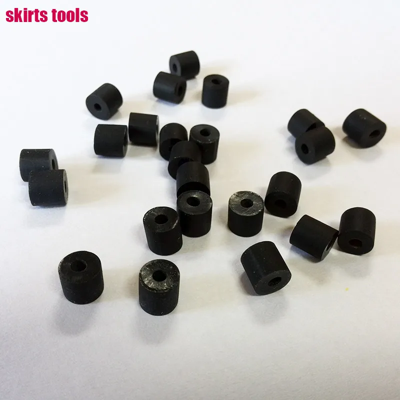 Herramientas de faldas de pesca, banda de falda para spinnerbaits DIY accesorios de pesca de ajuste manual 200 unids/lote tres colores - imagen 3