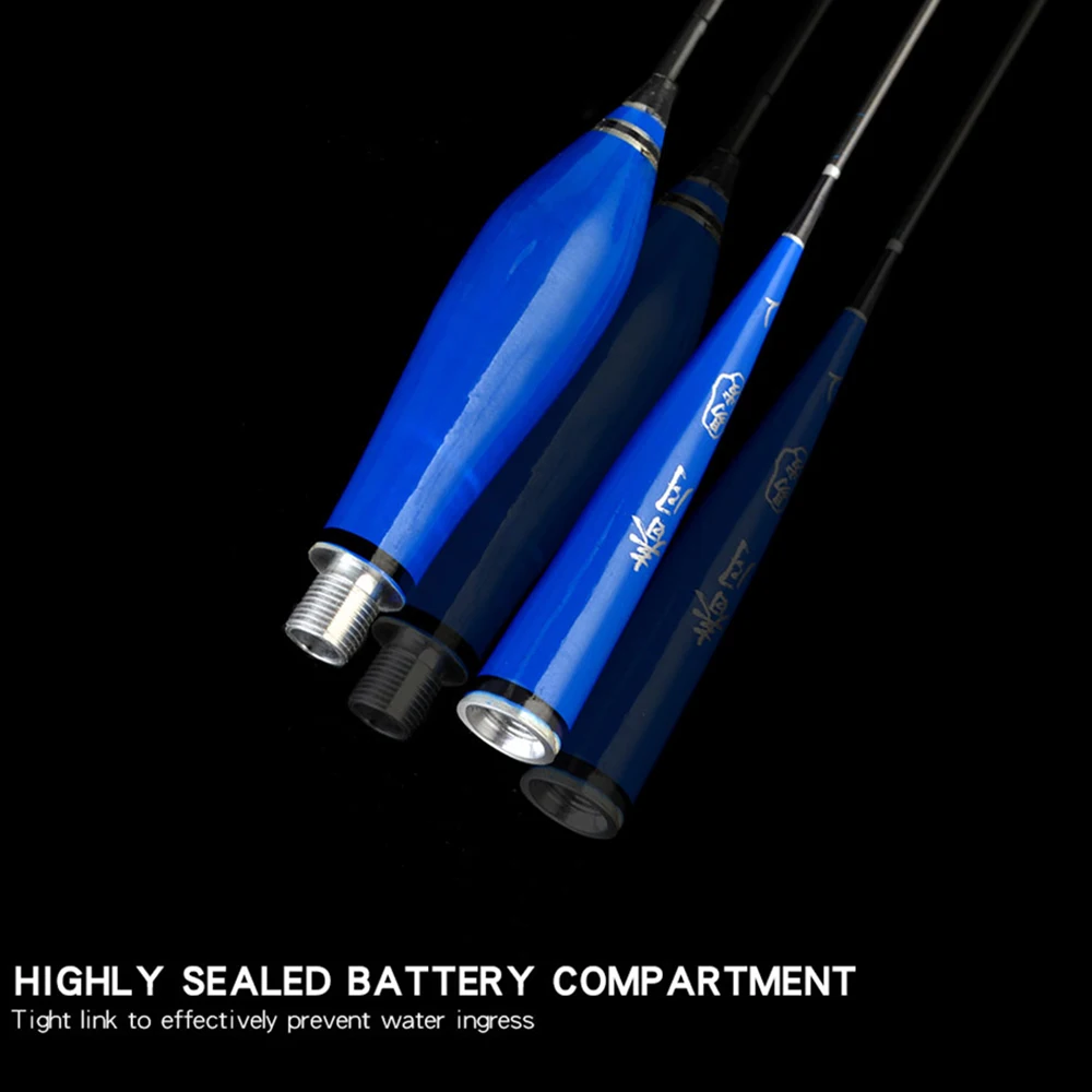 FISH KING-flotador de pesca eléctrico, luz LED luminosa, flotador electrónico sin batería para aparejos de pesca, 1 unidad - imagen 4