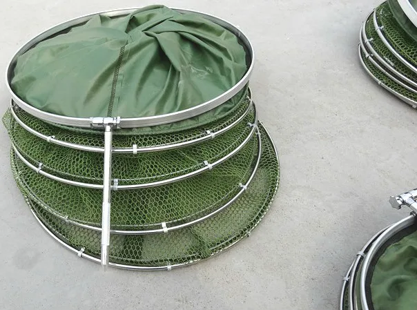 Red de secado de pescado plegable, 2,5 m de longitud, diámetro 33cm, Red de mantenimiento de pescado, red de enmalle - imagen 2