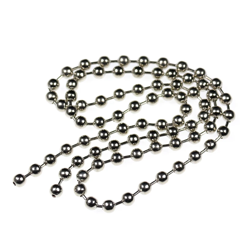 45/60cm hundimiento mosca atado cuenta cadena cabeza Streamer Ninfa Zonker atado cuentas ojos Metal 3mm 4mm oro plata materiales de pesca con mosca - imagen 5