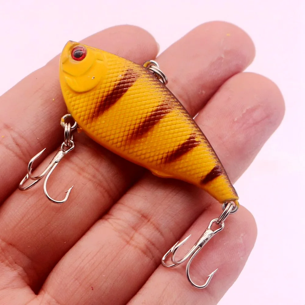 1 Uds. Señuelos de Pesca de plástico VIB 7,3g 5,5 cm señuelo de hundimiento VIB para pesca Wobblers Deep Dive Hunting Sea Ocean Artificial Bait - imagen 2