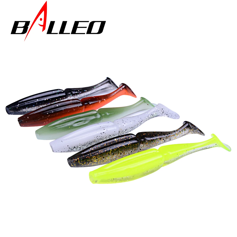Balleo-señuelo suave de doble color para pesca, cebo Artificial de silicona, 12g/11cm, 3 unids/lote - imagen 2