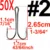 Size 2 50pcs