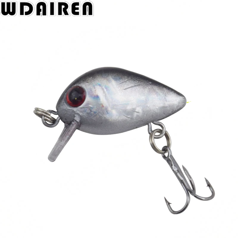 WDAIREN-Mini señuelos duros artificiales de invierno, 1 unidad, Crankbait, aparejos de pesca, 3cm, 1,2g, Swim bait, Japón, WD-033 - imagen 5