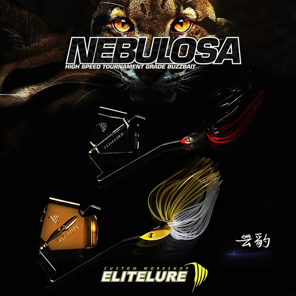Elitelure-señuelo de pesca Nebulosa, cebo giratorio para pesca de lubina, 3/8 oz, 10g