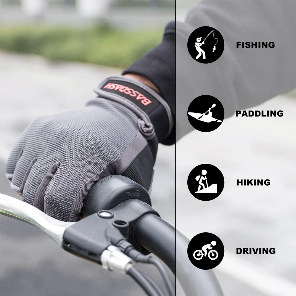 Bassdash Astro – Guantes sin dedos pescaAgarre alta resistencia - imagen 2