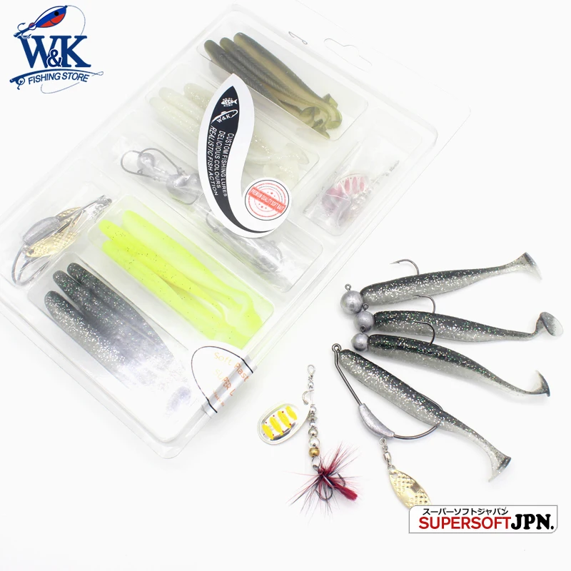 Kit de señuelos de pesca perca disponible en 5 cm, 6 cm, 7,5 cm y 9 cm, paquete múltiple de cebos blandos de colores mezclados para peces de agua dulce - imagen 5