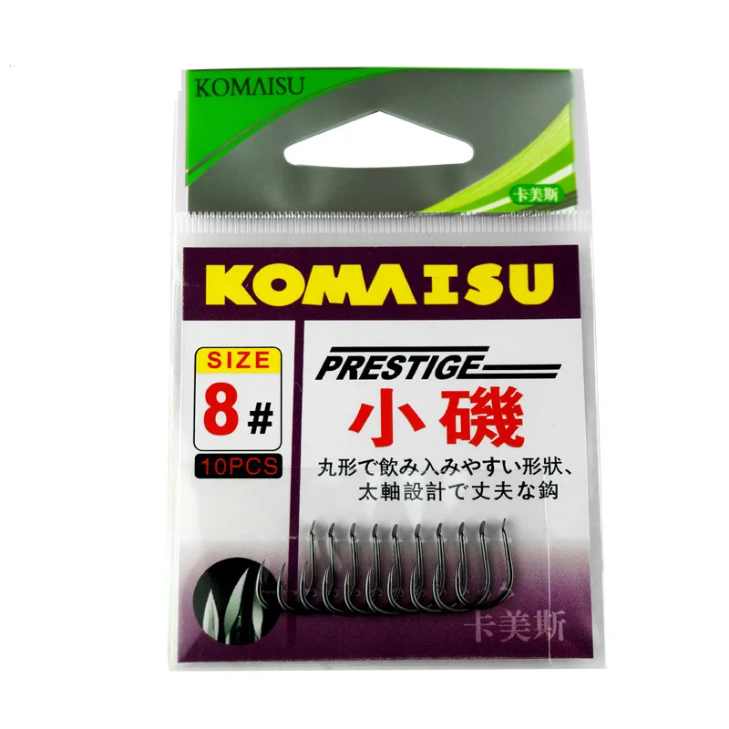 Señuelo pequeño de pesca, anzuelos de púas de acero al carbono, paquete de 8-10 piezas - imagen 3