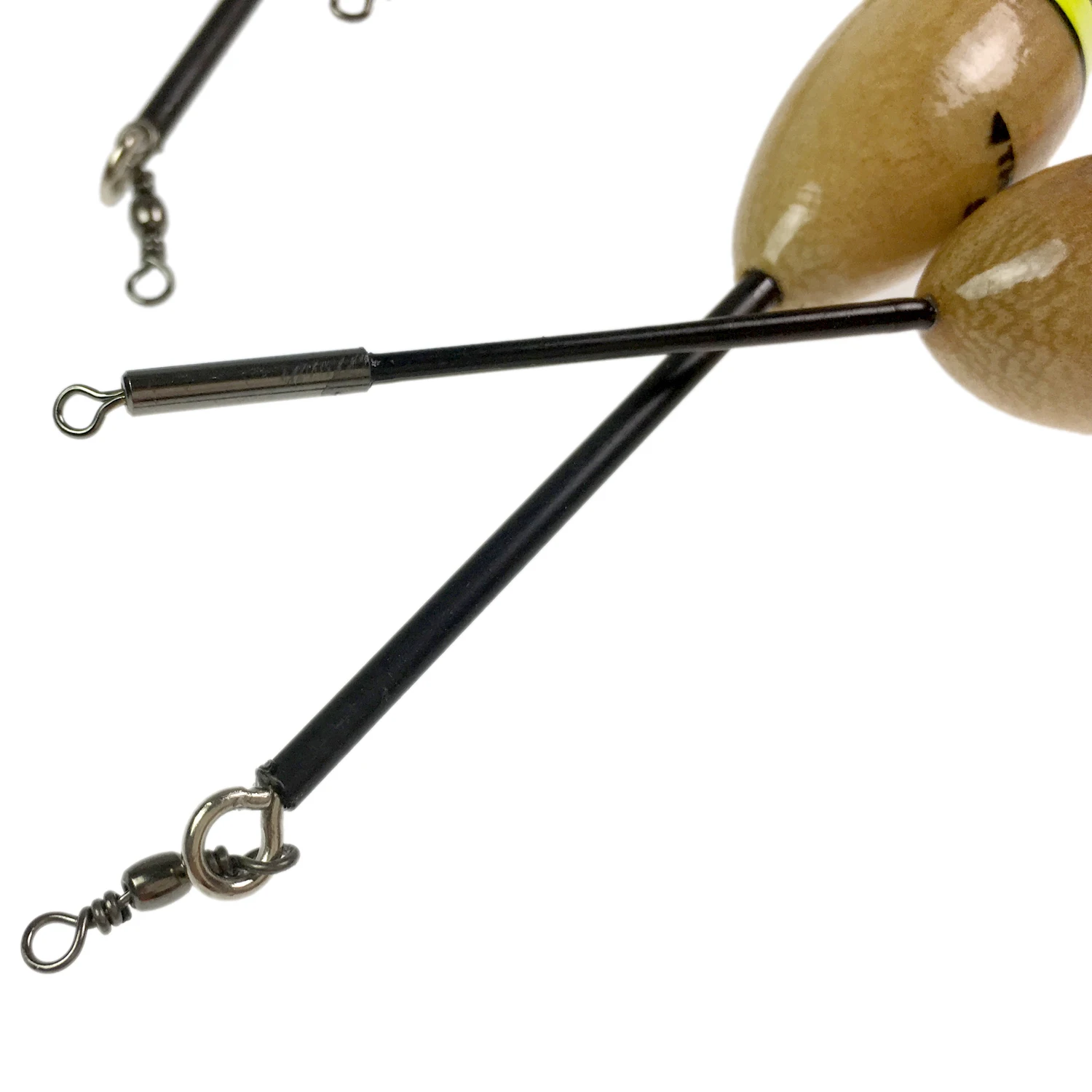 2 uds 5g 6g flotadores de pesca madera Paulownia Balsa juego de corcho de pesca 0,17 oz-0,21 oz estilo mixto boya Vertical flotador de pesca de lubina Slip - imagen 2