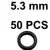 5.3 mm 50PCS