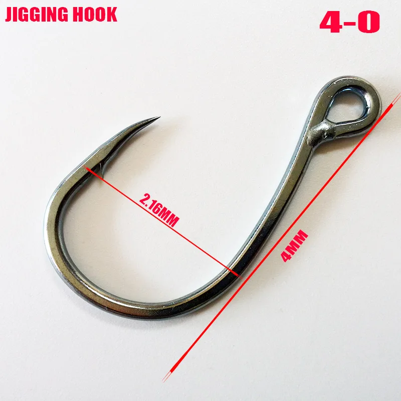 Anzuelos de jigging muy duros, anzuelos fuertes con peces grandes, anzuelos grandes, 15 unids/lote - imagen 2