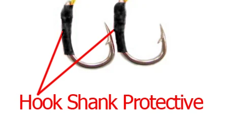 5 m/bolsa conexiones de gancho y línea protección tubo termorretráctil elástico suave para atado de moscas aparejo hacer gancho manga Material de pesca - imagen 3