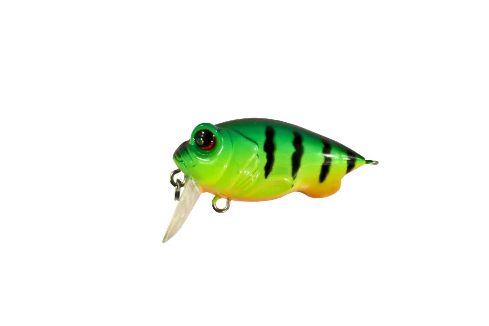 BassLegend- Pesca flotante Crankbait Little Frog Bass Chub Wobbler agua poco profunda 38mm/5g - imagen 5