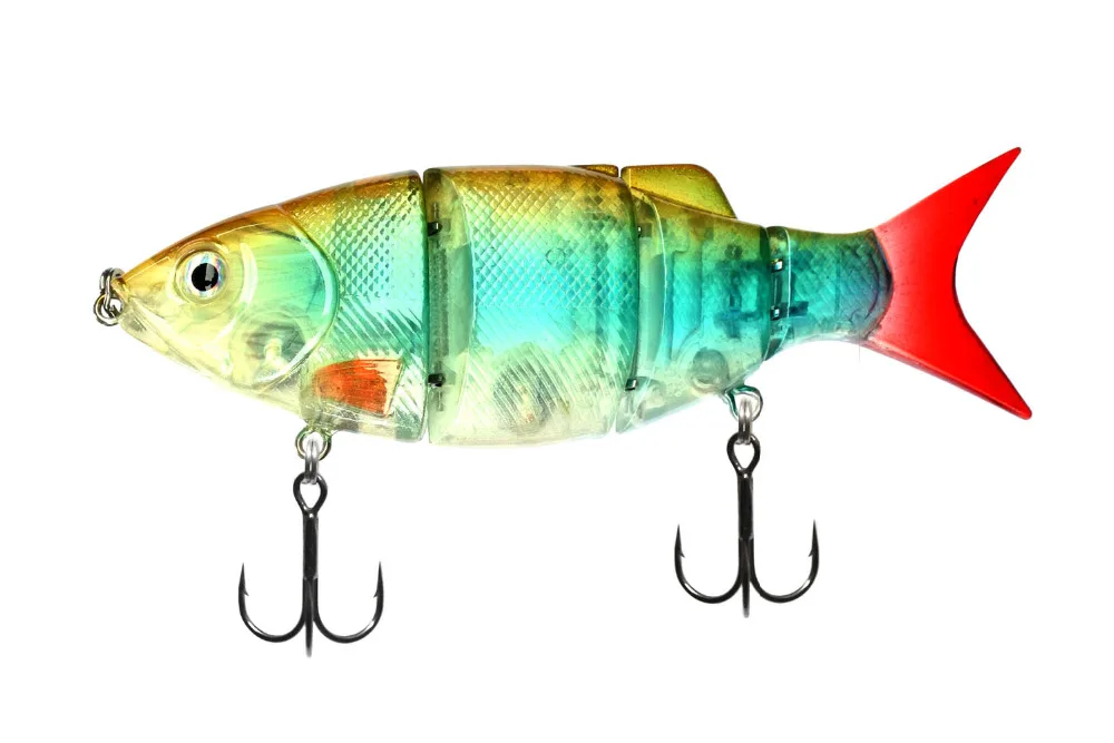 BassLegend-señuelo articulado Swimbait, cebo para Lucio, pececillo, Crankbait, 110mm, 26g - imagen 3