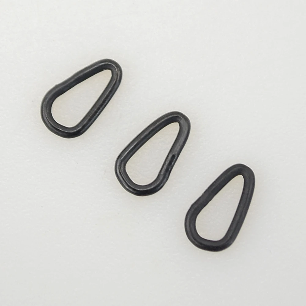 Aparejos de pesca de carpa, 40 piezas, anillos de lágrima, anillos de aparejo de pera, eslabones giratorios, Clips, gomas, anillos AG126 - imagen 4