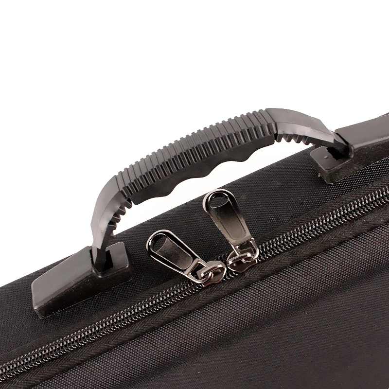 Bolsas de Pesca portátiles para exteriores, bolsa de transporte de carrete y caña de pescar EVA a prueba de golpes con correa, estuche de almacenamiento para poste, bandolera, Pesca PJ158 - imagen 5