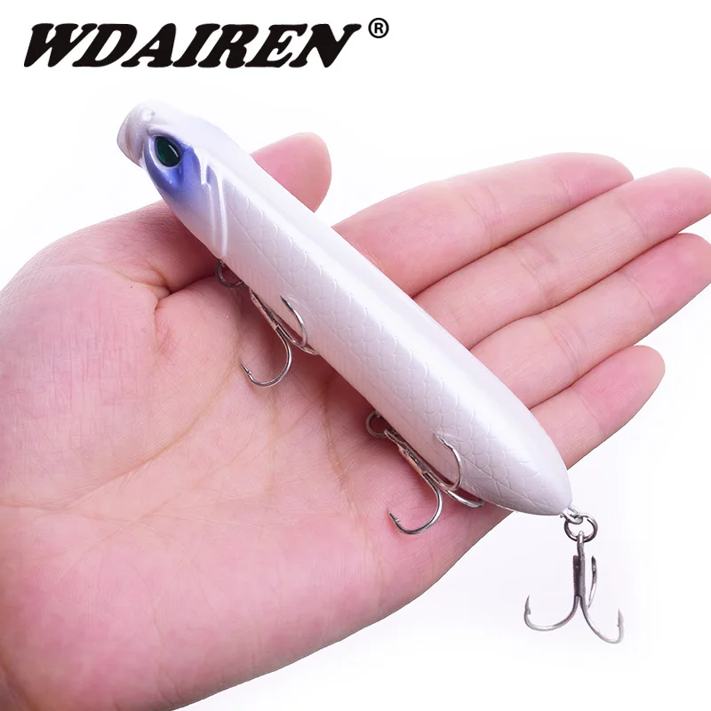 WDAIREN-señuelo de pesca de lápiz flotante, cebo duro Artificial para lubina, 10cm, 18g - imagen 5