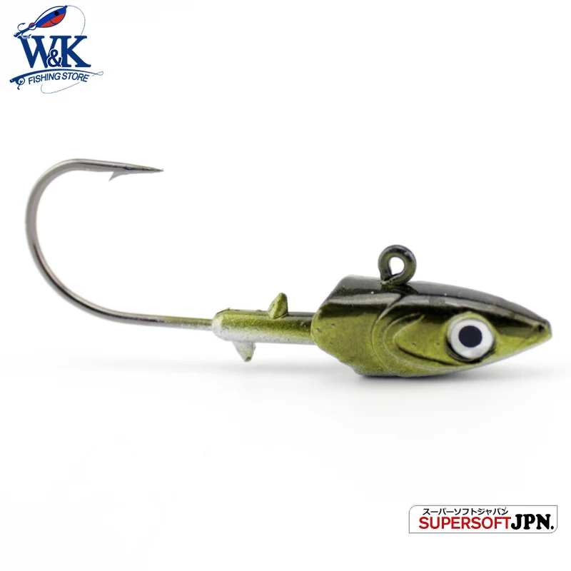 Venta caliente Jig anzuelo de Pesca 40g 6/0 de agua dulce suave señuelo de Pesca medregal del Japón ganchos - imagen 2