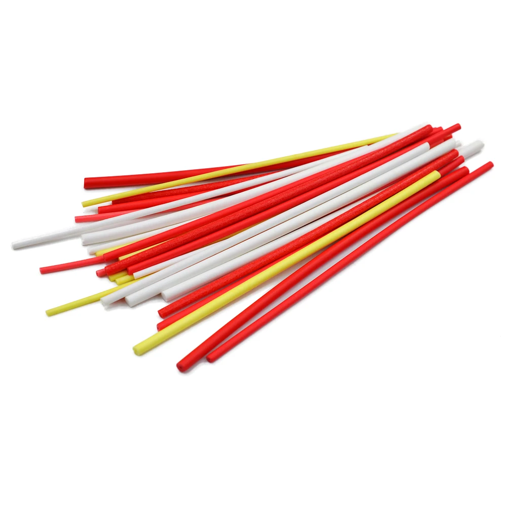 MNFT 10 Uds flotador de pesca DIY hacer 2,5-4,5mm espuma cilíndrica de alta densidad con agujero central aparejos de carpa tubo flotador manga - imagen 4