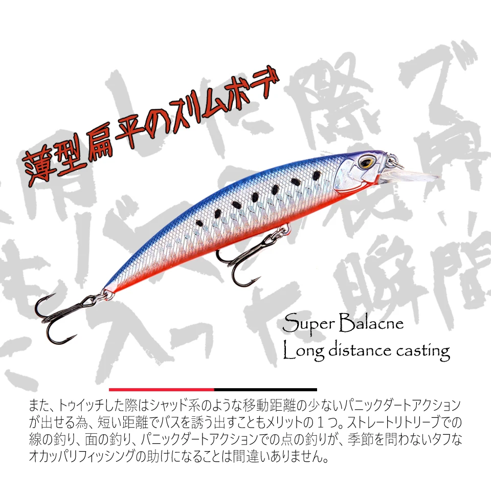 Señuelos de Pesca de pececillos de hundimiento lento, cebo de natación Artificial para Lucio, lubina, depredador, Jekbait, punta de lanza, RYUKI, 2022mm, 16g, nuevo, 105 - imagen 5