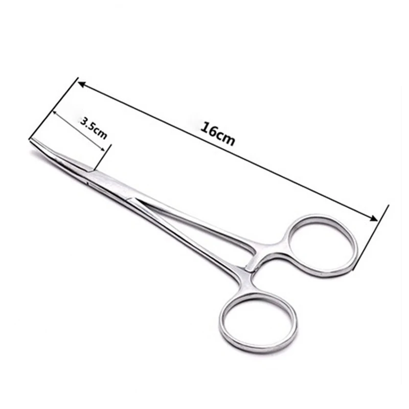 Bimoo-Alicates de desenganche de acero inoxidable, 16cm, pinza de punta de manivela, herramienta de Terminal de pesca - imagen 3