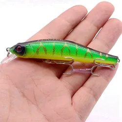 Señuelo de pesca de pececillos, 1 unidad, 11g/10cm, Crankbait Isca, cebo duro Artificial, Wobblers con ganchos BKB para pesca de Lucio