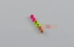 Cuentas de latón MNFT color crudo para montaje de moscas