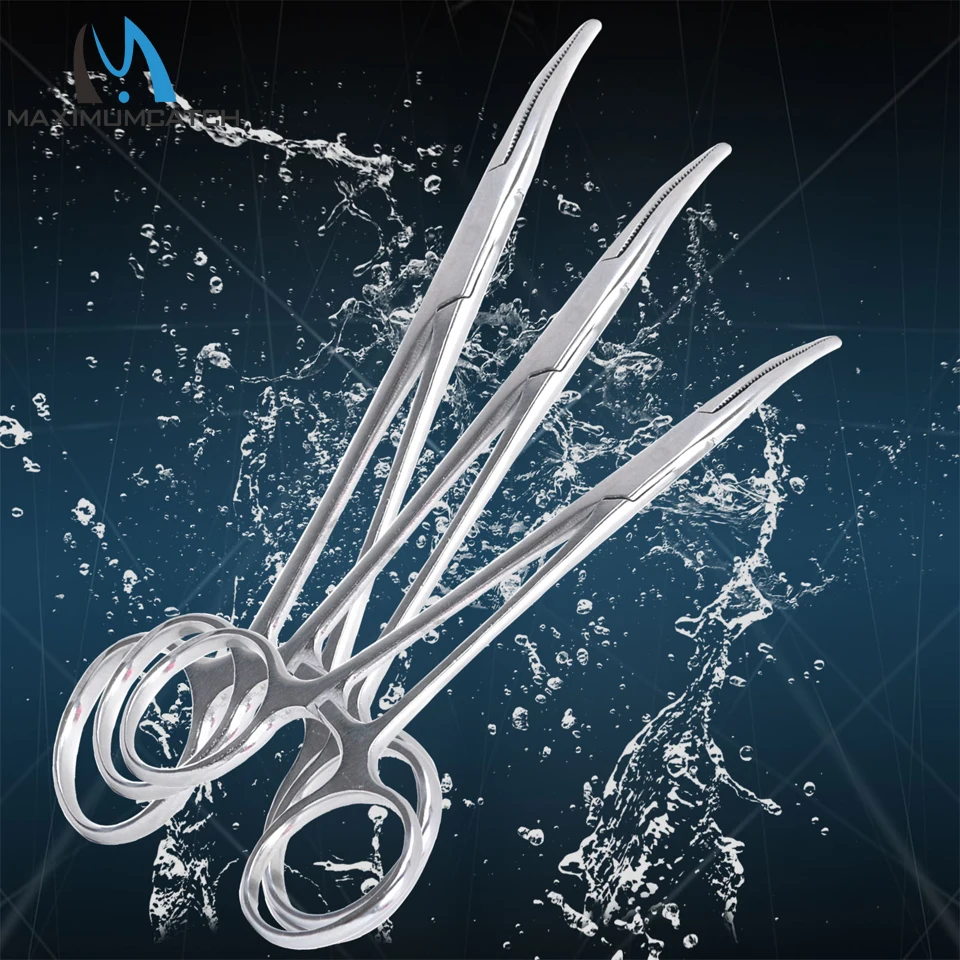 Maximumcatch-fórceps de pesca con mosca, hemostatos curvos, accesorio de pesca - imagen 3