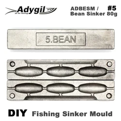 Adygil Molde plomada frijol para pesca: bricolaje